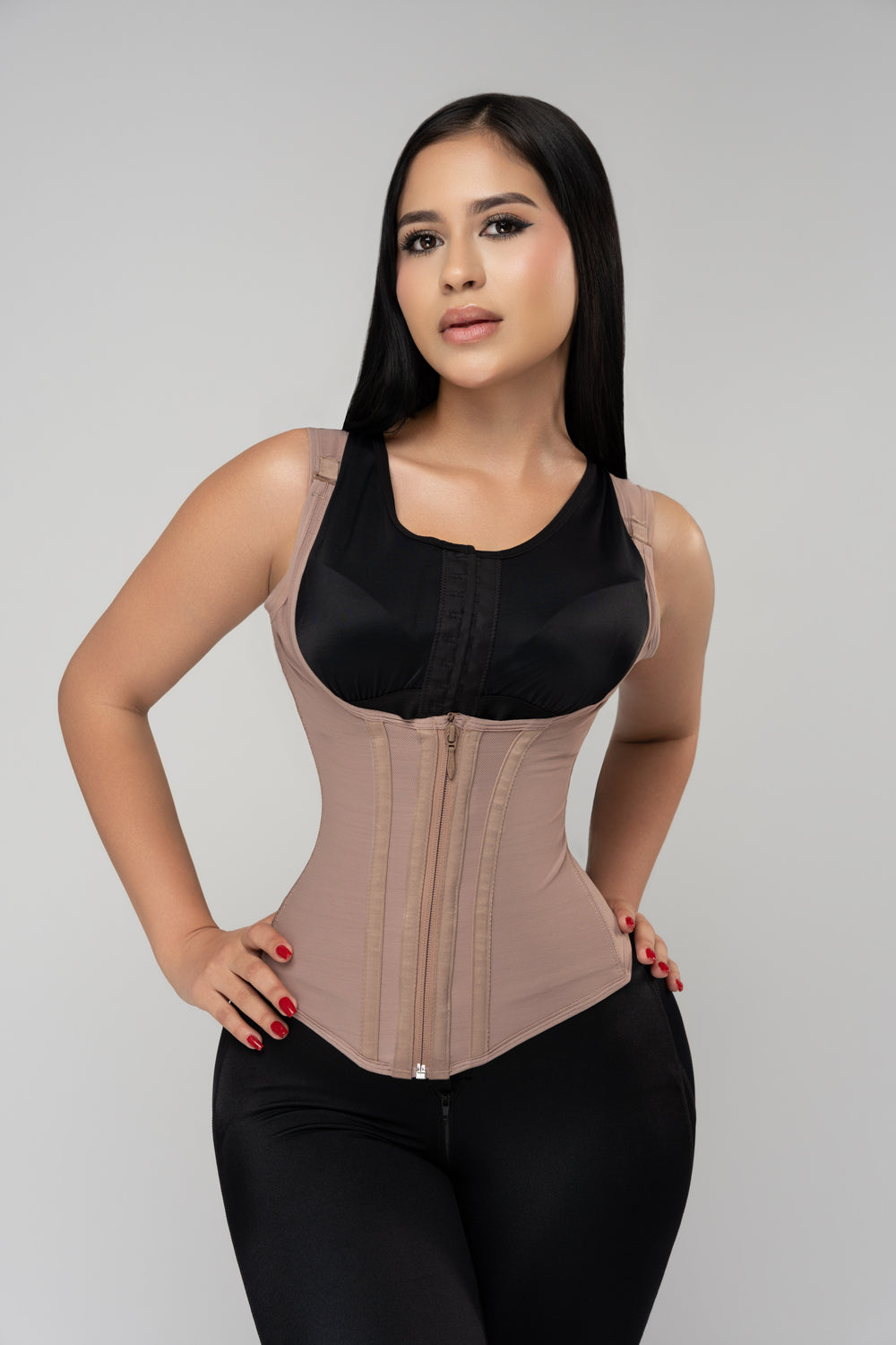 Cocoa — photo 1 · Hourglass Waist Trainer Vest