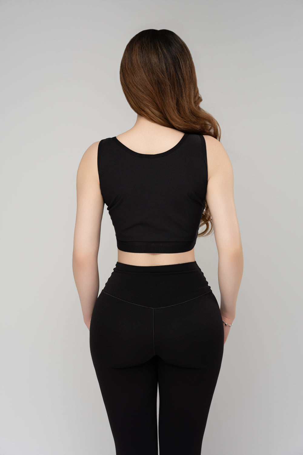 Black — photo 3 · Front-Closure Compression Recovery Bra