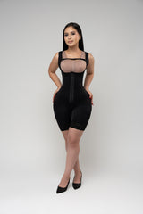 Black — photo 1 · Sleeveless Open Bust Bodysuit