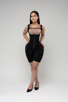Black — photo 1 · Sleeveless Open Bust Bodysuit