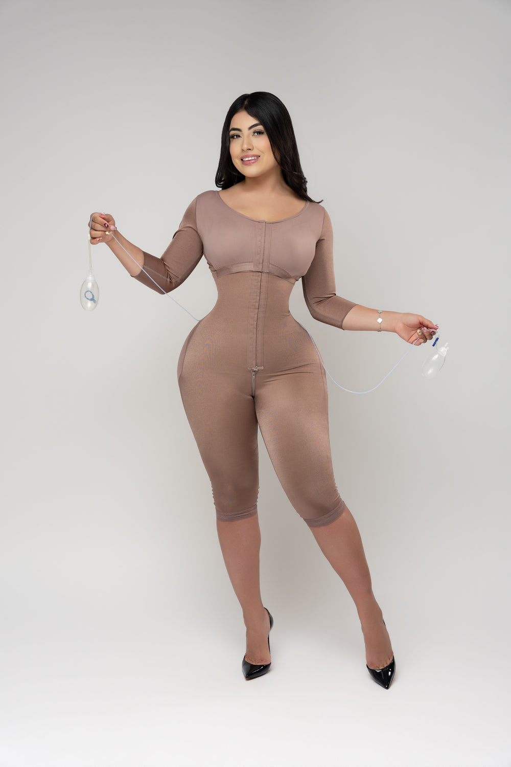 Cocoa — photo 1 · Bodysuit with Drain Openings