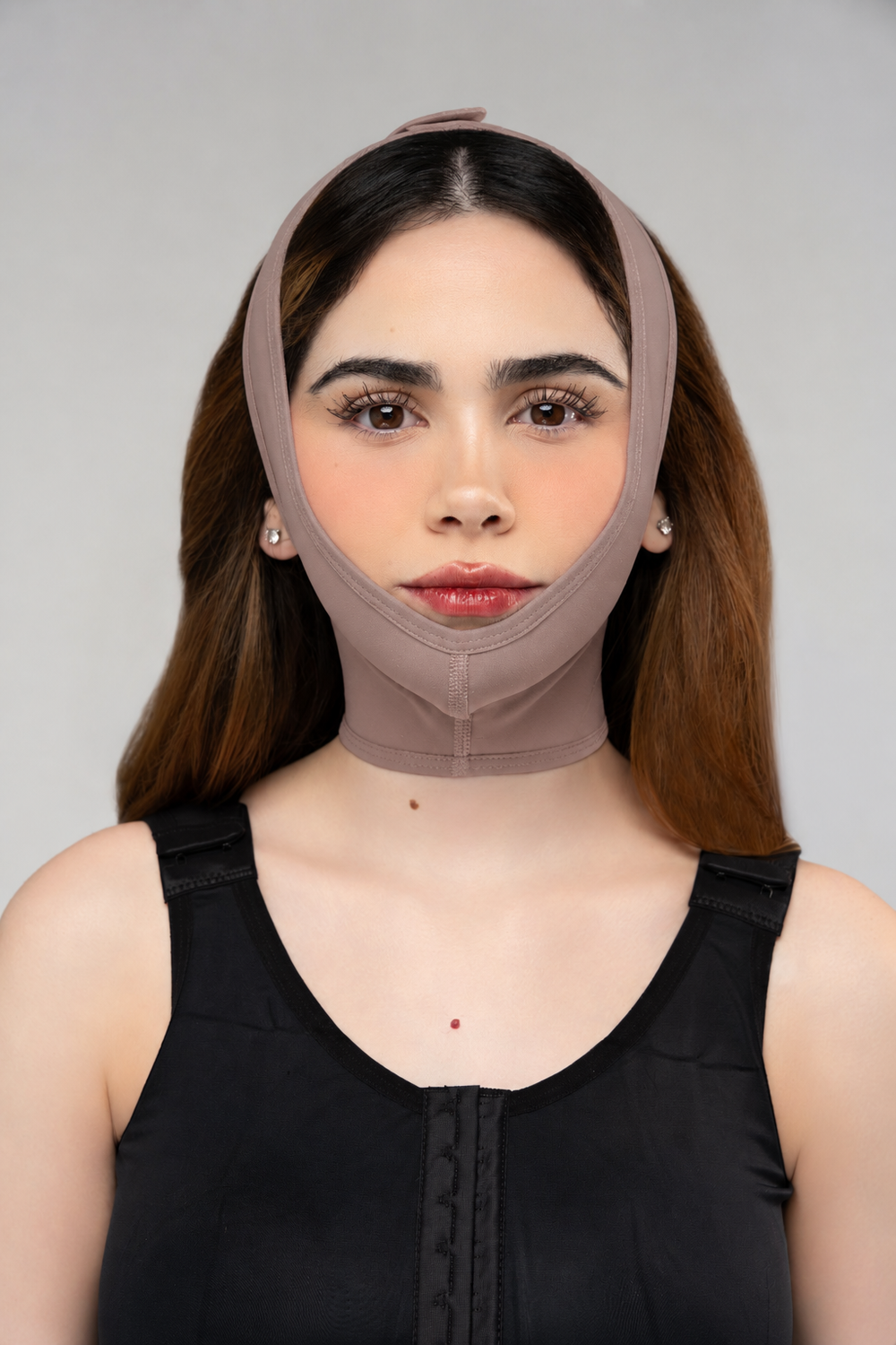 Cocoa — front · Facial Compression Mask