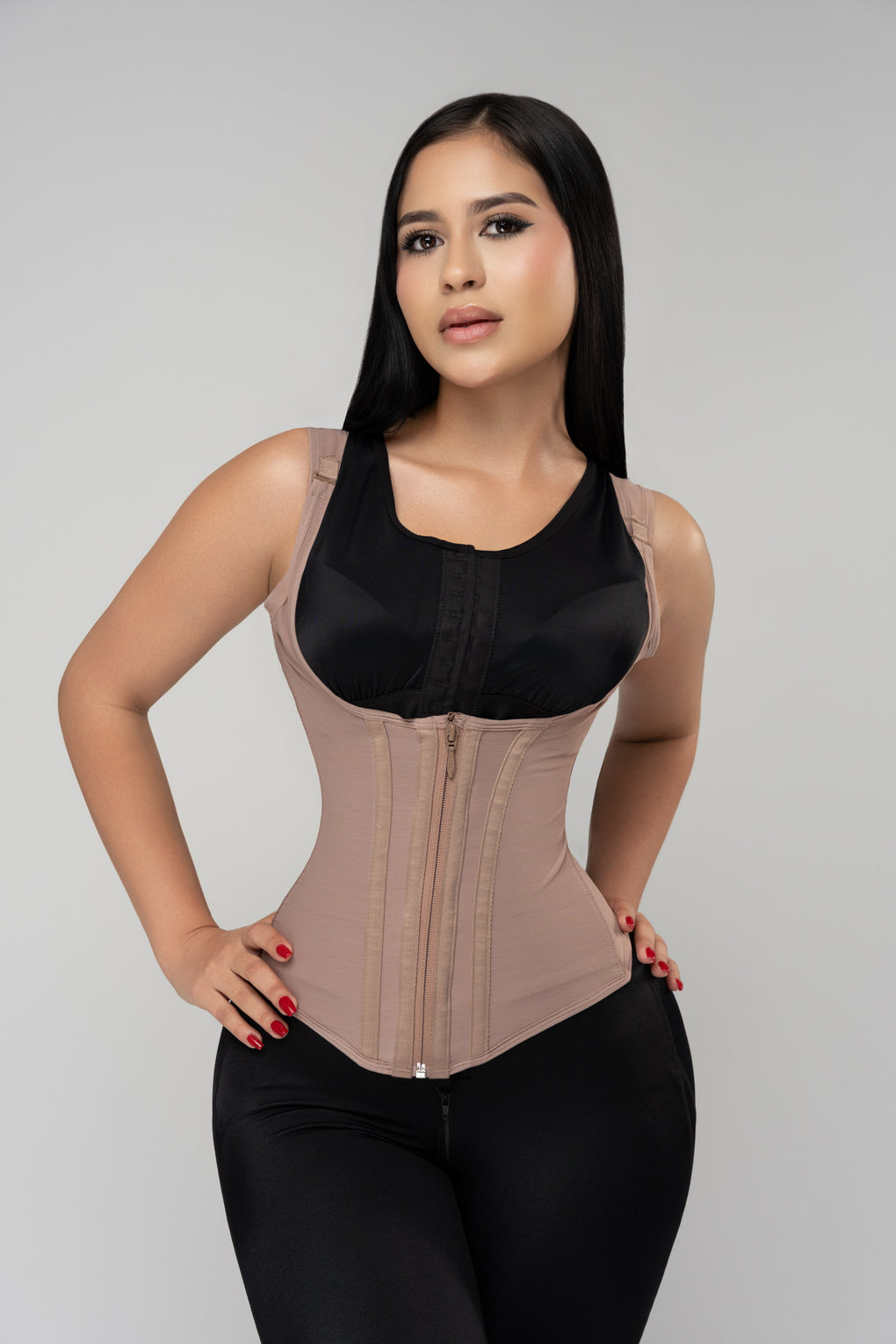 Hourglass Waist Trainer Vest in Black