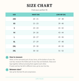 Size chart EN